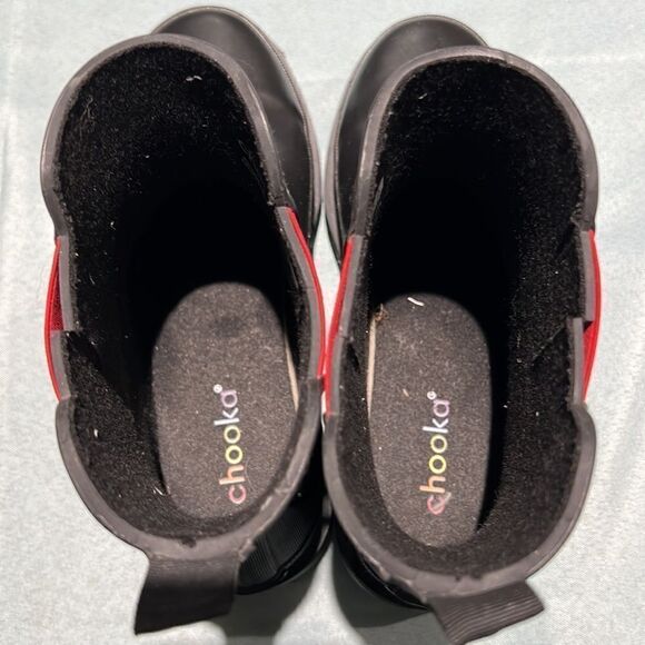 CHOOKA BALLARD PRIDE CHELSEA BOOTIE - BLACK SIZE 6 B80 - Picture 6 of 7